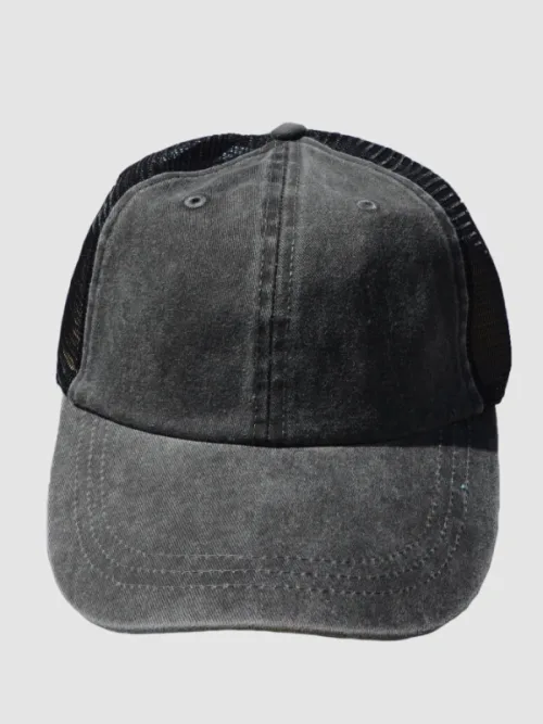 סאן קאפ | כובע שחור עם רשת